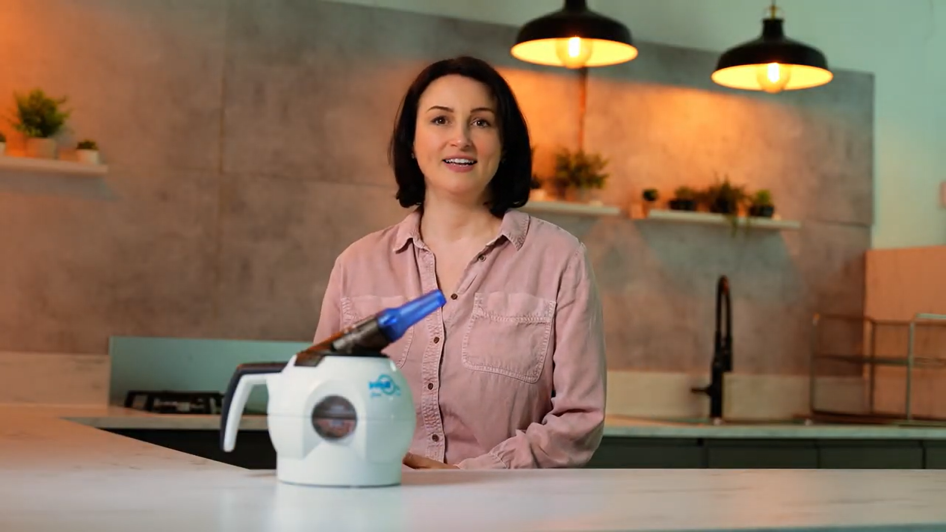 Load video: A person introducing the WellO2 breathing trainer